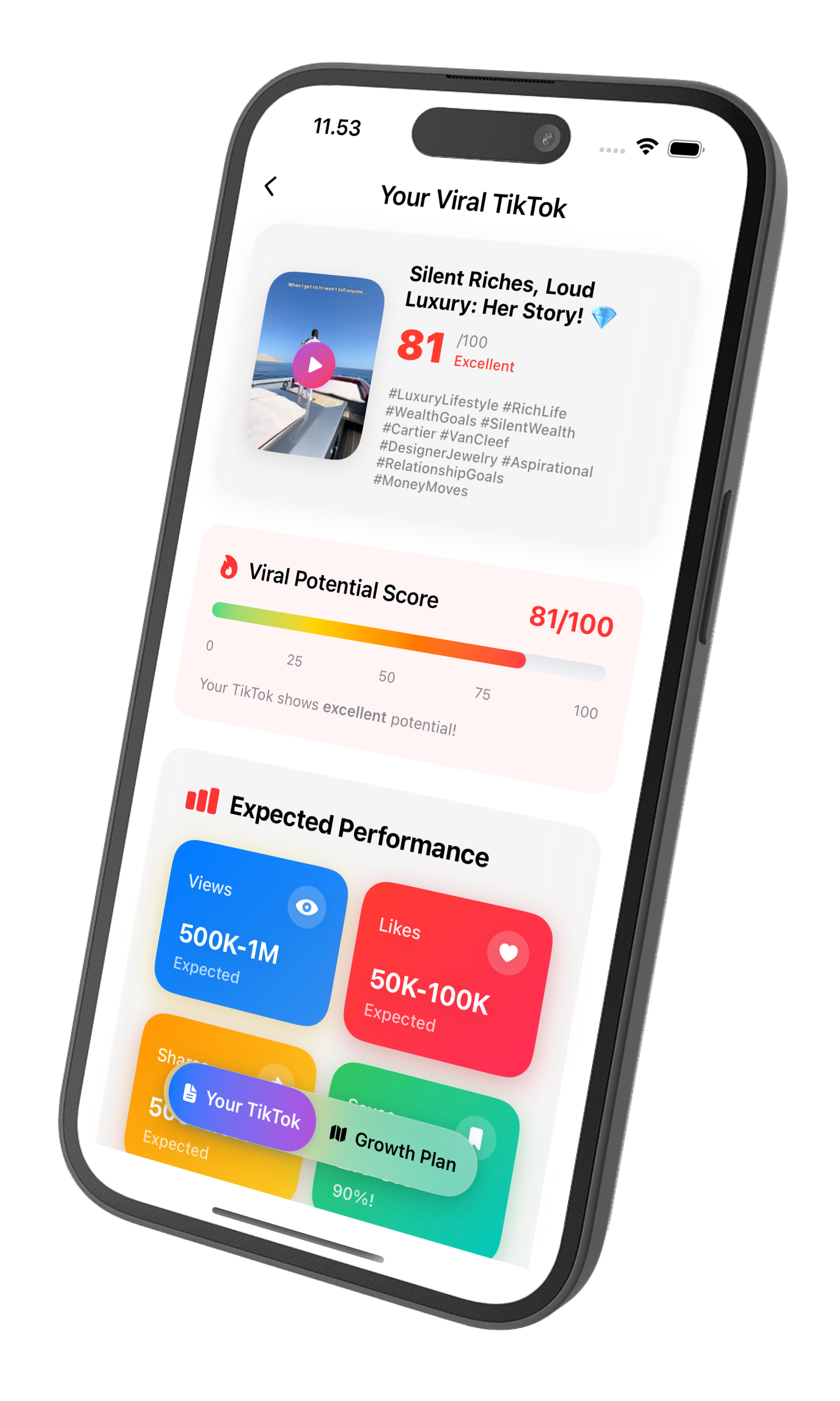Viral Sense App Screenshot